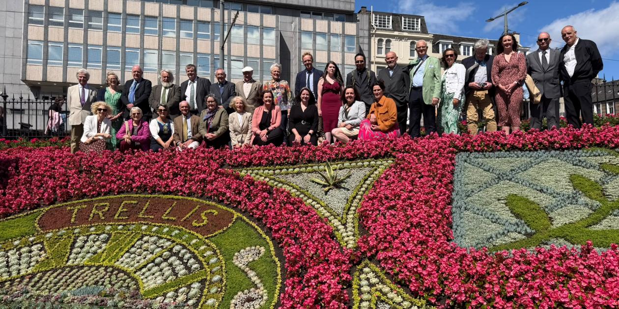Trellis team at the floral clock