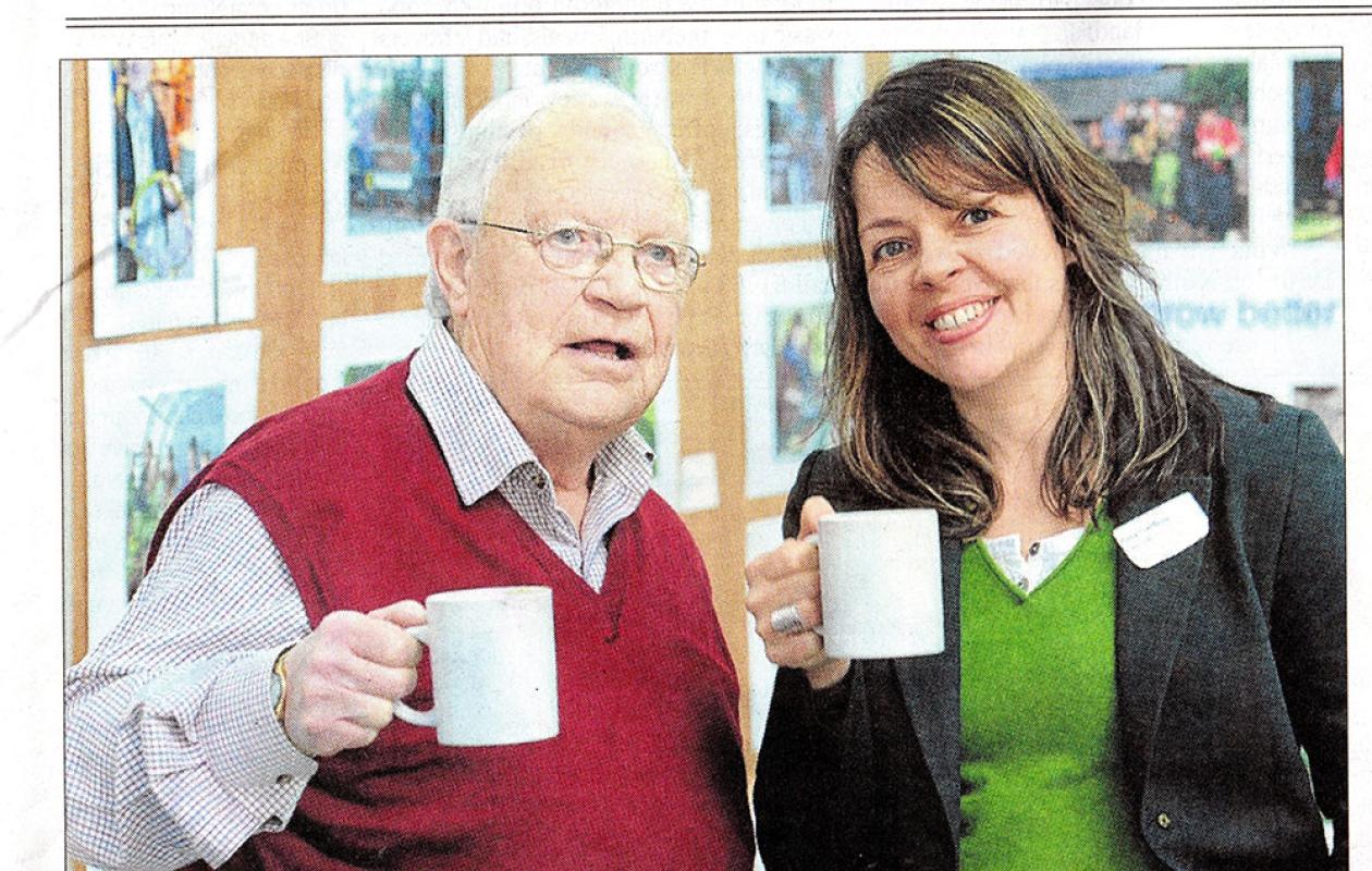 Fiona Thackeray with Jim McColl