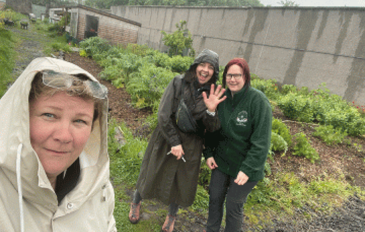 Anna Maria, Fiona Thackeray and Fiona Brown